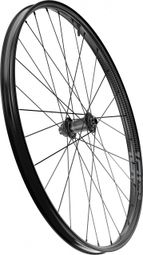 Zipp 101 xplr tubeless 650b disc | 12x100mm | centerlock | zwart en grijs voorwiel