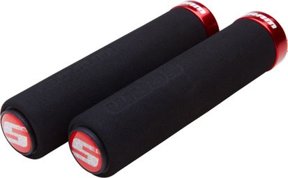 Sram Foam Lock-On Grips Black Red