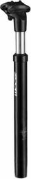 tige de selle vtt suspension alu noir diam. 27 2 l350mm debattement 40mm