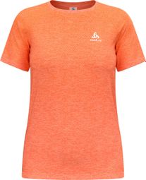 Odlo Essentials Naadloos Dames Shirt Korte Mouw Koraal