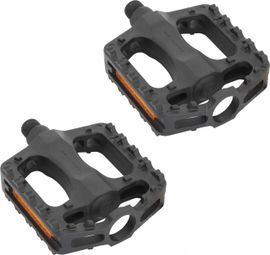 Paar Massi M612 Plastic Platte Pedalen Zwart