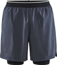Short 2-en-1 Craft ADV Charge Gris