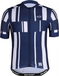 Maillot de cyclisme femme NAVY blanc/noir