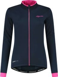 Veste Velo Hiver Rogelli Essential - Femme - Bleu/Rose