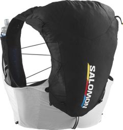 Produit Reconditionné - Sac d'hydratation Salomon ADV Skin 12 Race Flag Noir Blanc Unisex