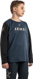 Animoz Wild Langarmtrikot Blau Kind