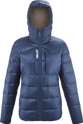 Daunenjacke Women Millet Kamet Pro Hoodie Blau