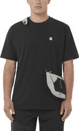 Salomon Round Logo Graphic T-shirt Zwart Heren