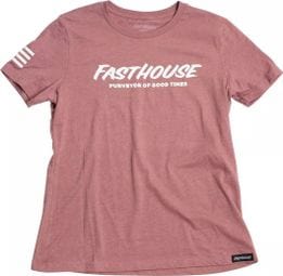 FASTHOUSE T-Shirt Femme LOGO HEATHER Mauve