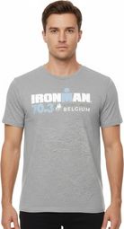 T-Shirt Manches Courtes Ironman 70.3 Belgium Gris Homme