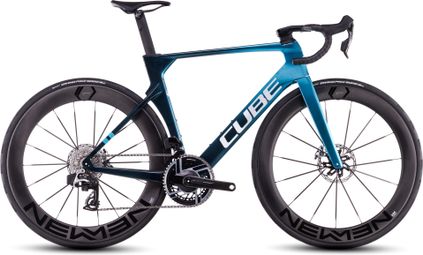 Vélo de Route Cube Litening Aero C:68X SLX Sram Red AXS 12V 700 mm Bleu Chrome 2025