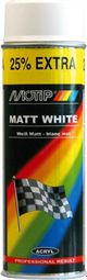 Bombe de peinture blanc mat MOTIP M04002 500 ml .