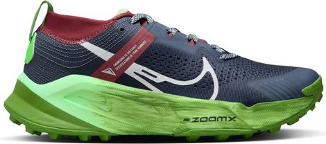 Zapatilla Nike ZoomX Zegama <strong>Trail Running</strong> Mujer Azul Verde
