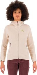 Polaire Karpos Moiazza Retro Hoodie Femme Beige