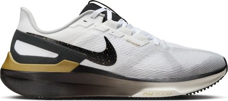 Nike Air Zoom Structure 25 White Gold Black Homme