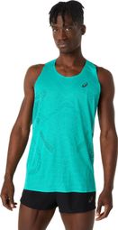 Asics Metarun Tanktop Blauw Heren