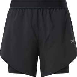 2-in-1 Running Shorts Reebok Schwarz