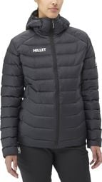 Daunenjacke Damen Millet Evole 700 Hoodie Schwarz