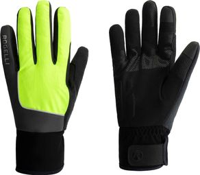 Gants de vélo Hiver -  Hommes Femmes - Jaune - Rogelli Essential HI VIS