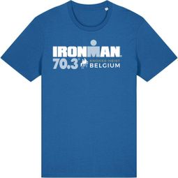 Ironman 70.3 België Koninklijk Blauw Heren Kort Mouw T-shirt