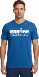 Ironman 70.3 België Koninklijk Blauw Heren Kort Mouw T-shirt