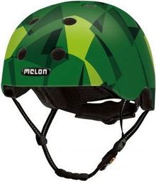 Casque de vélo Urbain - MELON - Mosaïque Vert - VERT