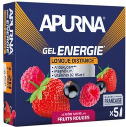 Boîte Gel Energie (5x35g) | Apurna Nutrition | Fruits Rouges |  Gels énergétiques