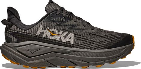 Hoka Challenger 8 GTX Trail Shoes, Gray/Yellow, Men's