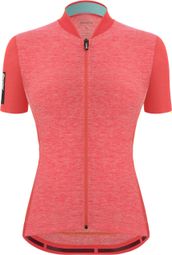 Santini Colore Puro Damen Kurzarmtrikot Rosa