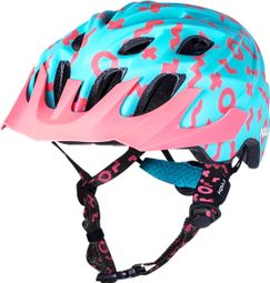 Casco infantil Kali Chakra Plus Turquesa/Rosa - Talla única (52-57 cm)