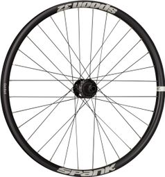 Cuchara Spank de rueda trasera 32 142x12mm con adaptador 135x12mm / Tubeless Ready / 32 agujeros 27.5 '' Negro