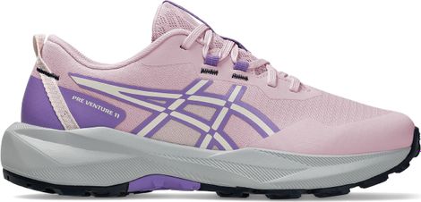 Asics Pre Venture 11 GS Trail Running Shoes for Kids - Pink/Purple