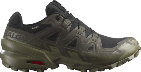 Chaussures Trail Salomon Speedcross 6 GTX Kaki/Noir Homme