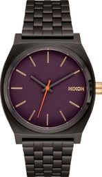 Nixon Uhr Time Teller Gunmetal / Blackberry / Gold