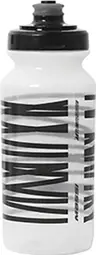 Massi Black Lines Transparent Bottle 500ml White
