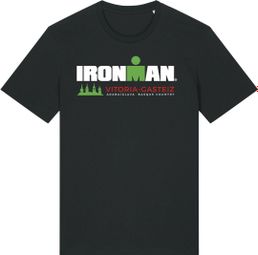 Camiseta Manga Corta Hombre Ironman Vitoria Negra