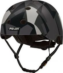 Casque de vélo Urbain - MELON - Mosaïque Noir - NOIR