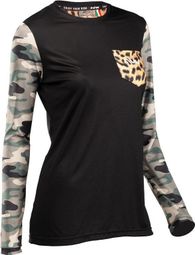 Northwave Wild All Mountain Women's Long Sleeve Jersey Black / Camo