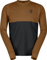 Maillot de manga larga Scott Trail Storm Warm Marrón claro