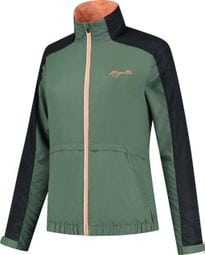 Veste Running Rogelli Snake - Femme - Noir/Vert/Corail