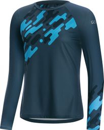 Women's long-sleeved jersey GORE C5 Trail Blue