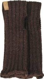 Ivanhoe chauffe-mains en laine tricotée NLS gaters Grain de café-Marron