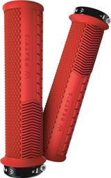 Paire de Grips Peaty's Monarch Knurl Rouge