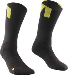 Calcetines Mavic Essential Thermo Negro/Amarillo