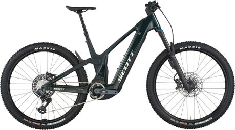 Scott Patron 900 Full-Suspension Electric Mountain Bike with SRAM AXS 12-Speed, 800 Wh Bosch Battery, 100 Nm, 29-inch Wheels, Twinkle Green