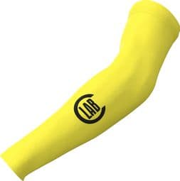 Manchettes de Cyclisme Thermiques - Jaune