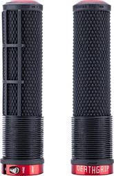 Paire de Grips DMR Deathgrip2 Race Grips Flangeless Noire 