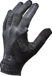 Par de guantes Rockrider Race Grip Negro