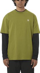 Salomon Round Logo Graphic T-shirt Groen Heren