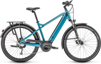 VTC Électrique Moustache Samedi 27 Xroad 2 Smart System Shimano Altus 9V 500 Wh 27.5'' Bleu Pétrole 2023